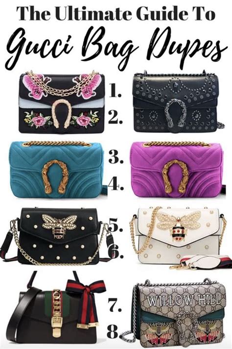 fake purses gucci amazon|best dupes for gucci.